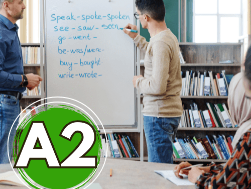Dialogue en français – À l’école A2