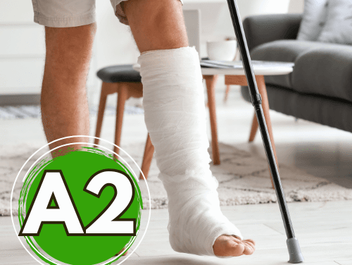 Une jambe cassée A2 FLE