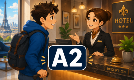French A2 Dialogue at the Hotel | Easy Hotel Conversation