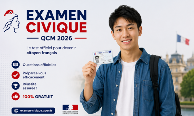 Examen Civique 2026 Gratuit – Questions et Réponses PDF